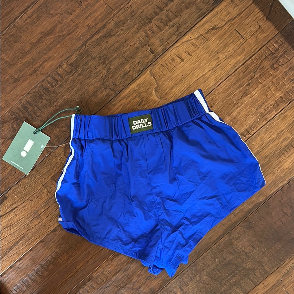 Daily Drills Royal Blue Workout Shorts